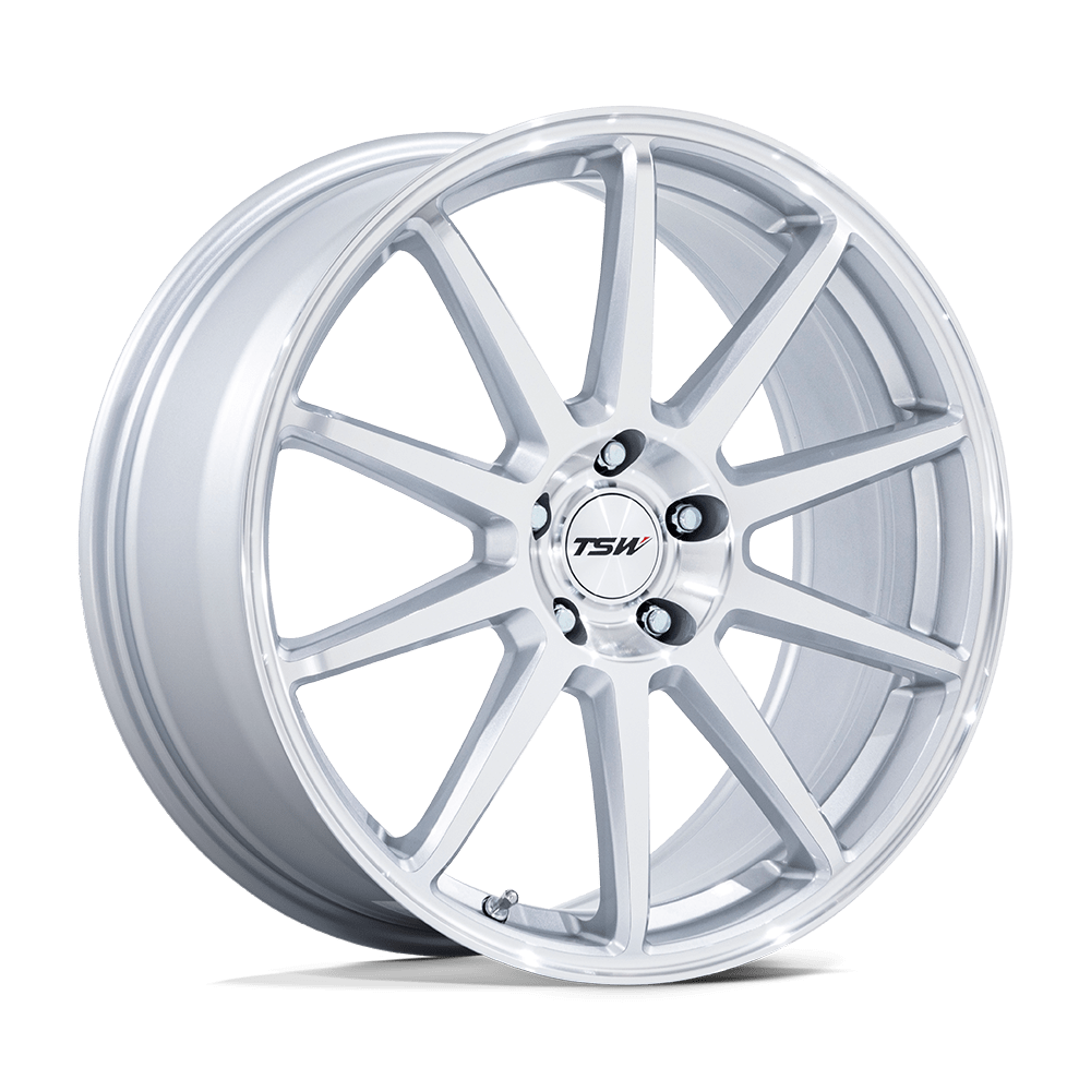 TSW Canard Gloss Silver w/ Machined Face wheel