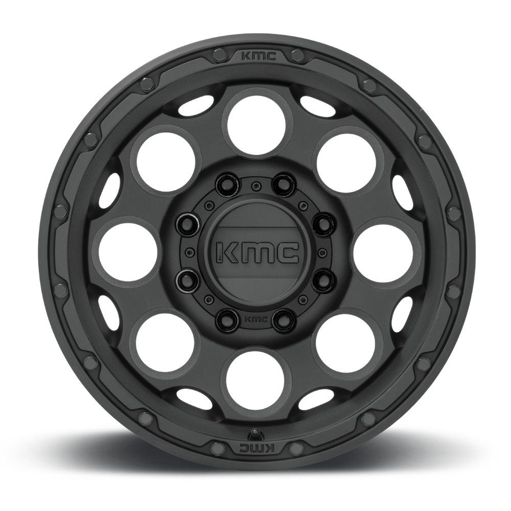KMC KM541 Dirty Harry Textured Black wheel - view 3