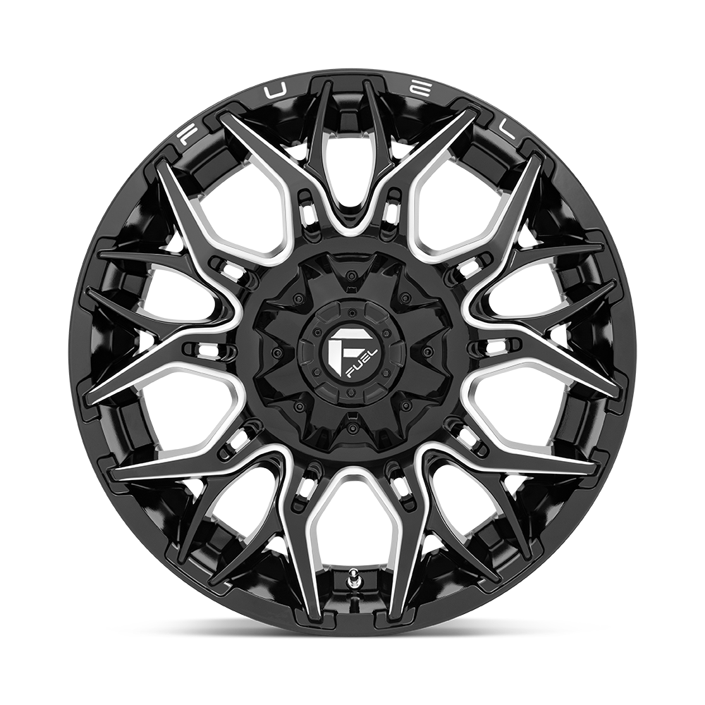 Fuel Off-Road Twitch Gloss Black Milled wheel - view 3
