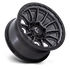 Fuel Off-Road Piston Matte Gunmetal w/ Gloss Black Lip wheel - view 2
