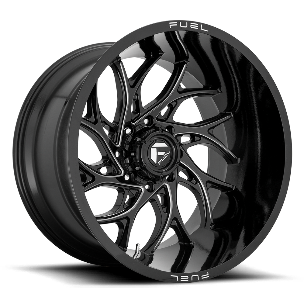 Fuel Off-Road Runner Gloss Black Milled wheel