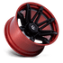 Fuel Off-Road Brawl Matte Black w/ Candy Red Lip wheel - view 2