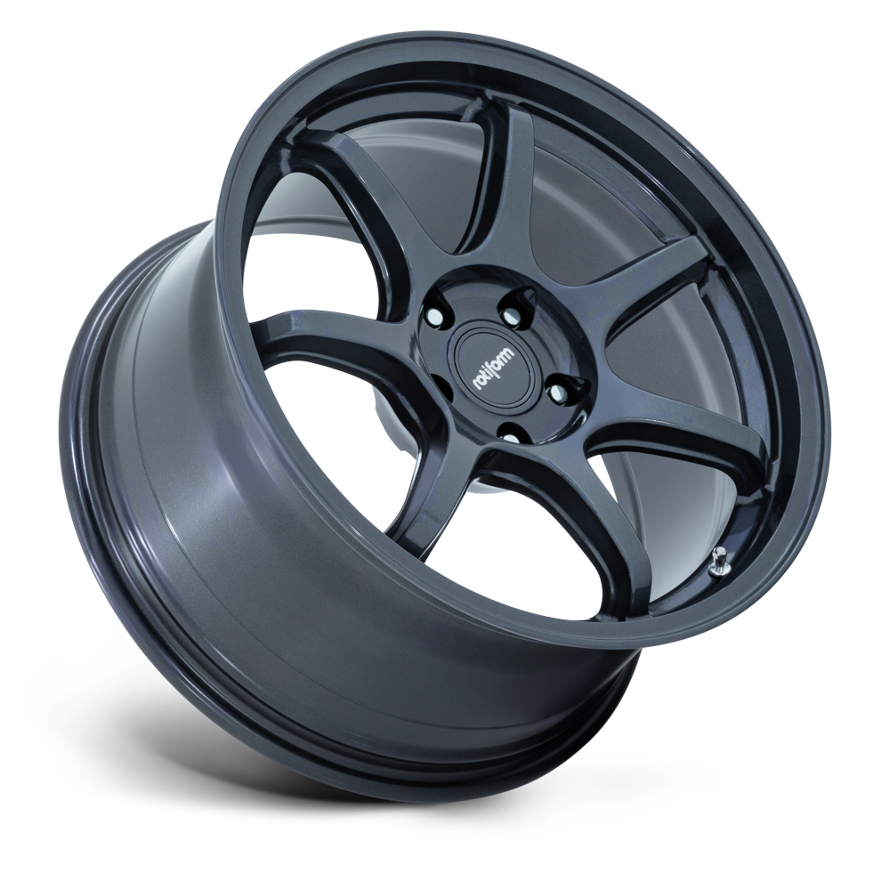 Rotiform BPU Gloss Blue Gray wheel - view 2