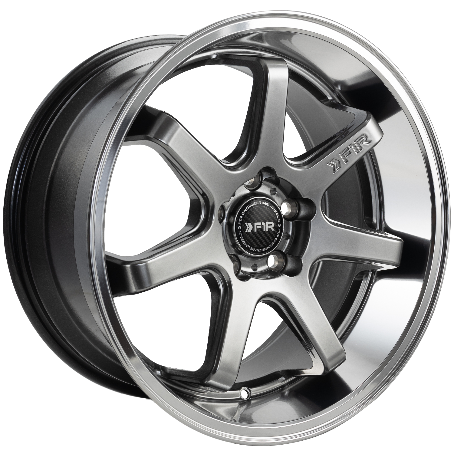 F1r F1R FC7 | Hyper Black/Polish Lip | Multi Spoke Design – unleashedwheels