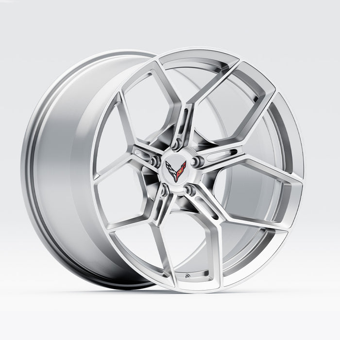 Blaque Diamond BD-F25 Brushed Silver (C8 Z06 Corvette)