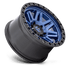 Fuel Off-Road Syndicate Dark Blue w/ Black Ring wheel - view 2
