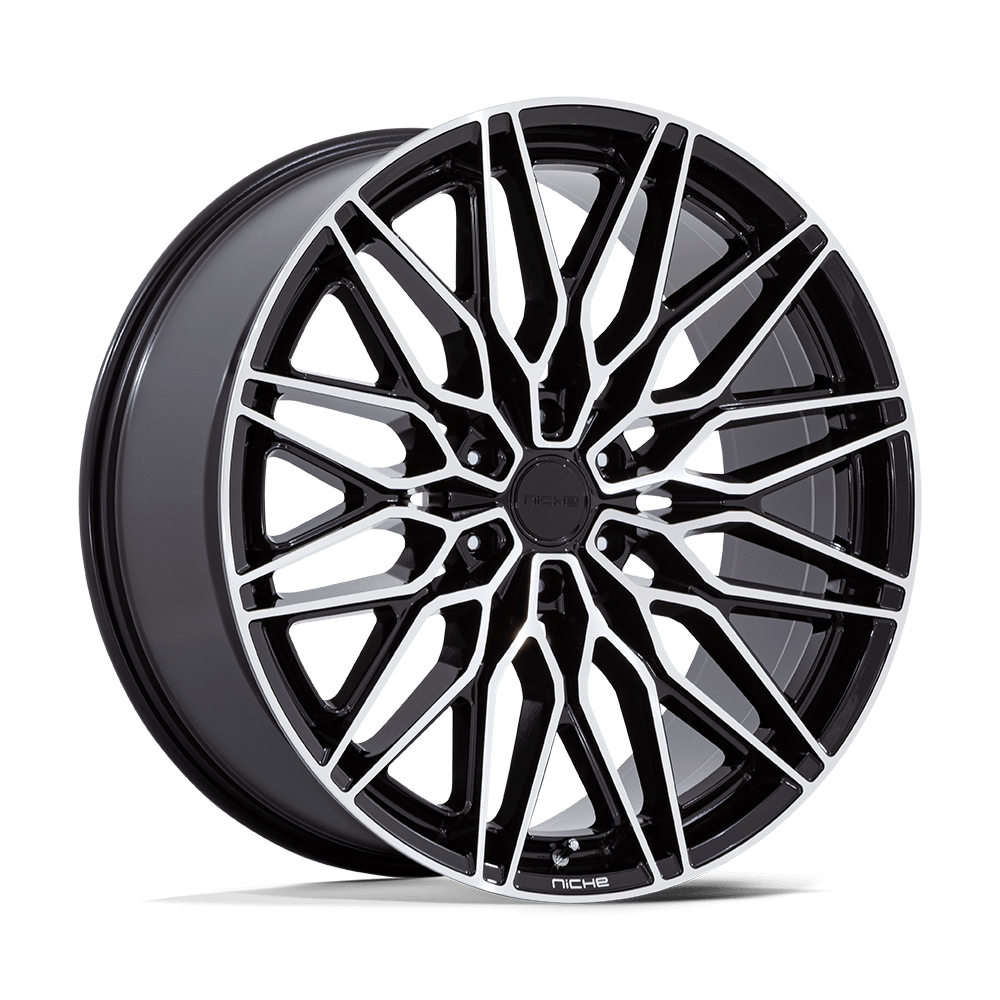 Niche Calabria 6 Gloss Black w/ Machined wheel