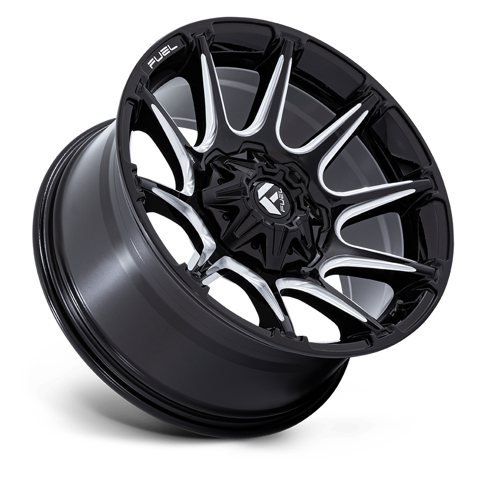Fuel Off-Road Super C Gloss Black Milled wheel - view 2