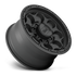 KMC KM541 Dirty Harry Textured Black wheel - view 2