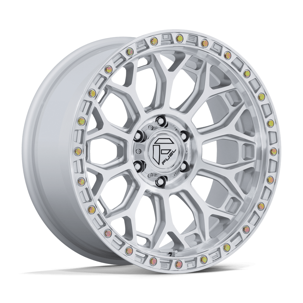 Fuel Off-Road Talon Gloss Silver w/ Machined Face wheel