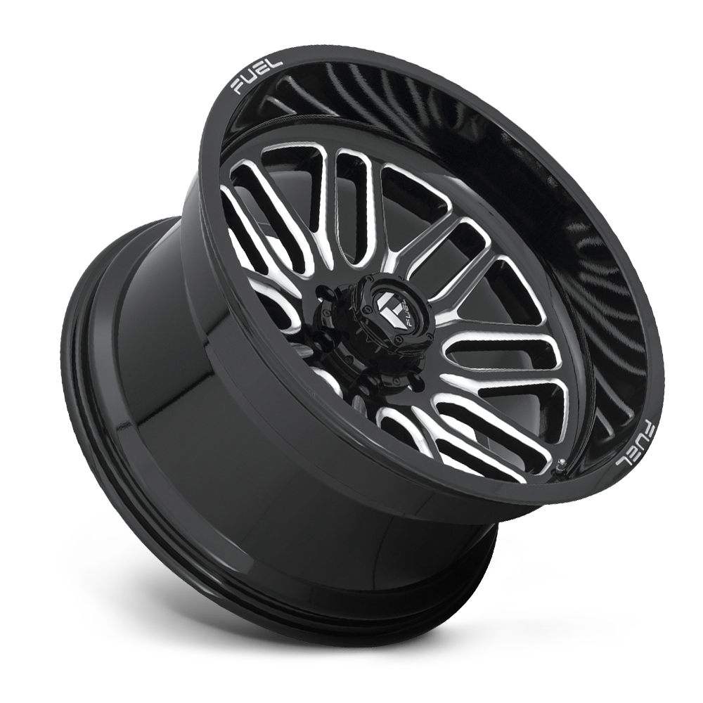 Fuel Off-Road Ignite Gloss Black Milled wheel - view 2
