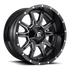 Fuel Off-Road Vandal Gloss Black Milled wheel