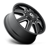 Fuel Off-Road Maverick Matte Black Milled wheel - view 3