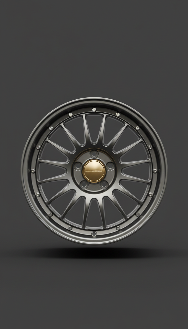 Tailored Performance Mesh Gunmetal Wheel