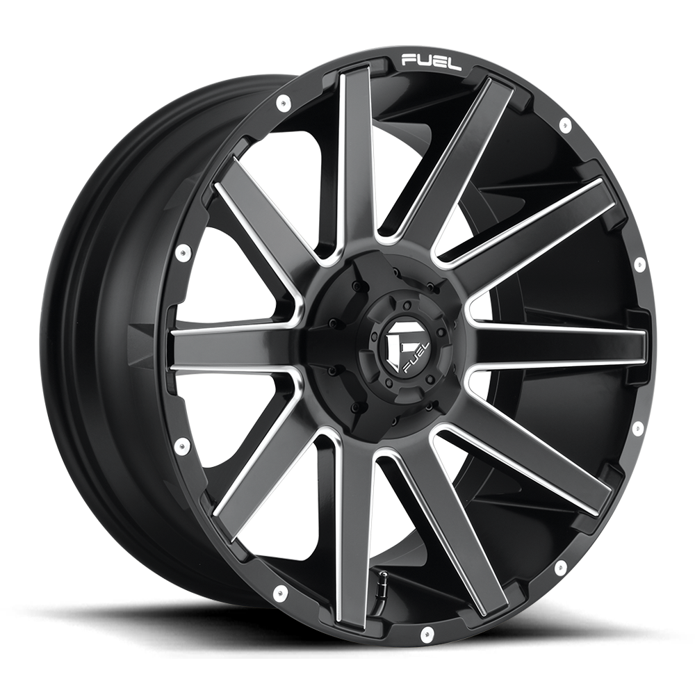 Fuel Off-Road Contra Matte Black Milled wheel - view 2