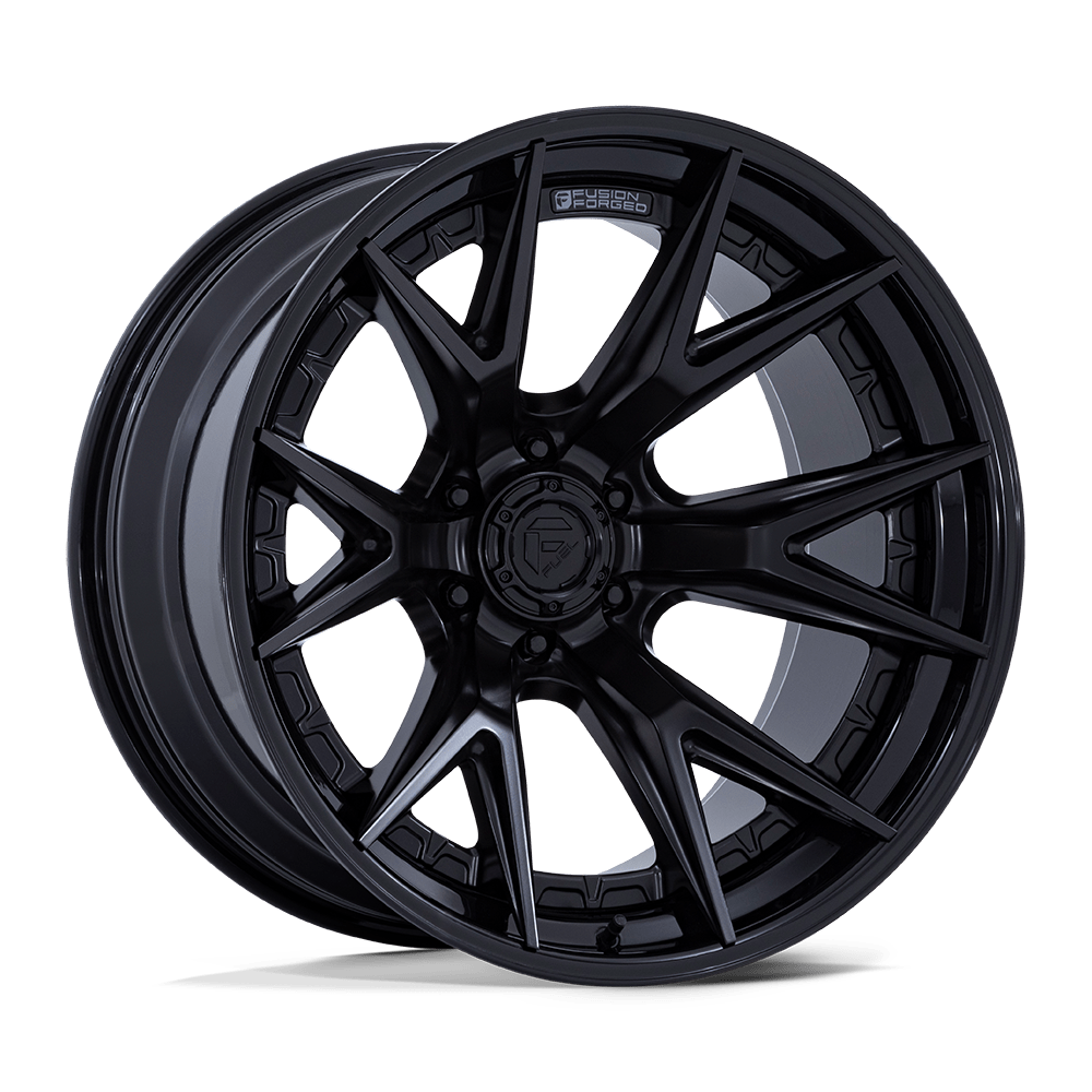 Fuel Off-Road Catalyst Matte Black w/ Gloss Black Lip wheel