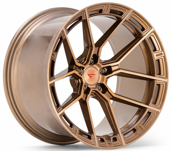 Ferrada XTF10 Brushed Cobre Wheels | Split 5-Spoke Design
