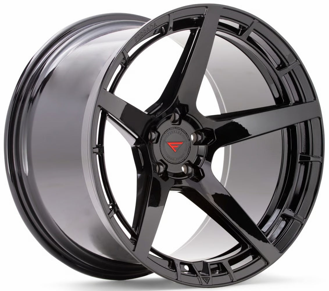 テラファイトワンダー Ferrada XTF5 Obsidian Black Wheels | Premium 5-Spoke Design