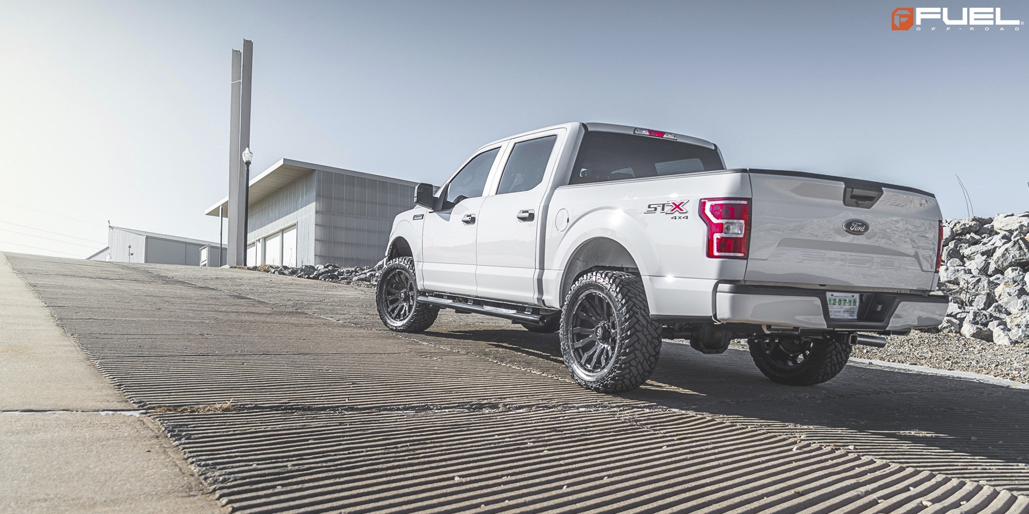2019 Ford F150 with Fuel Off-Road Blitz wheels in Gloss Black
