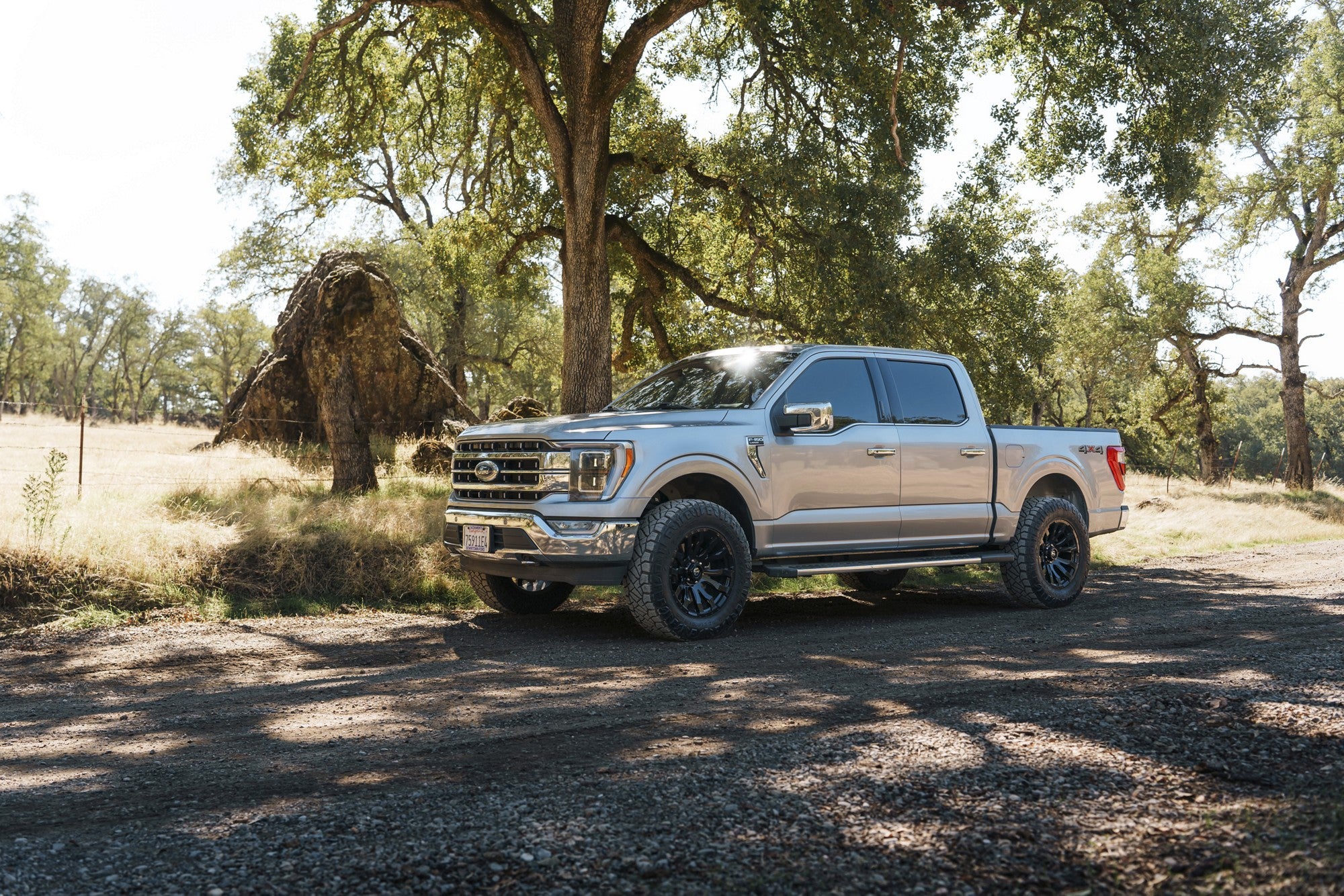 2022 Ford F150 with Fuel Off-Road Blitz wheels in Gloss Black