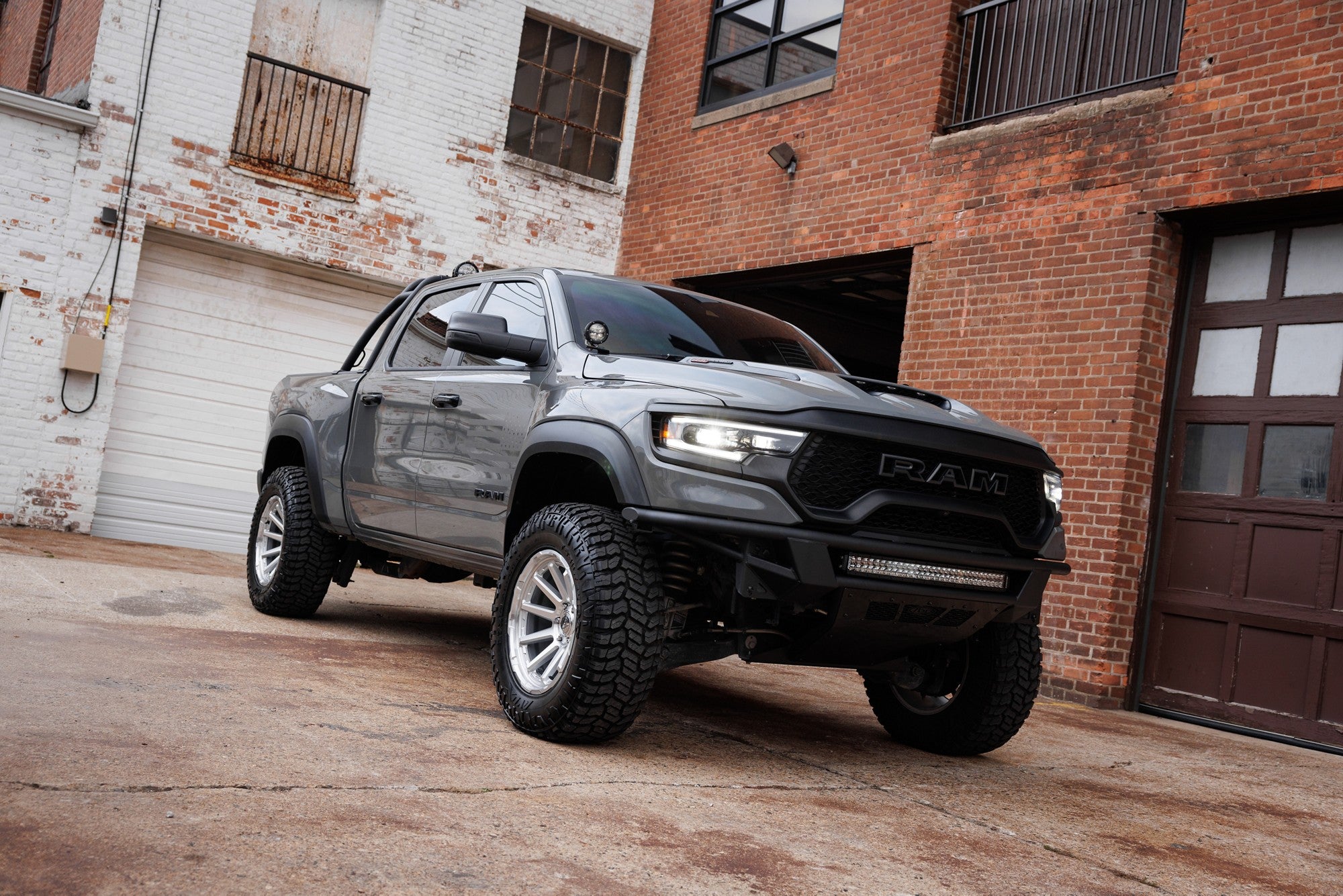 2024 Ram TRX with Fuel Off-Road Circuit wheels in Gloss Silver w/ Machined Face