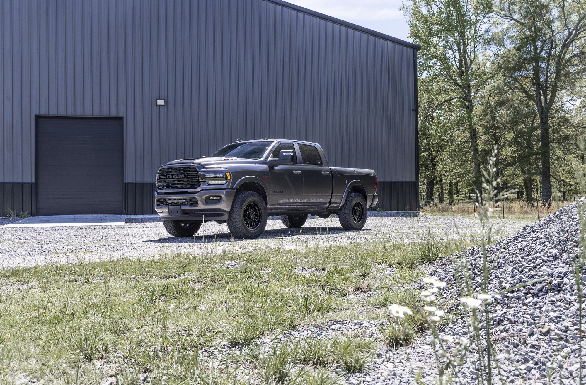 2022 Ram 2500 with Fuel Off-Road Clash wheels in Gloss Black