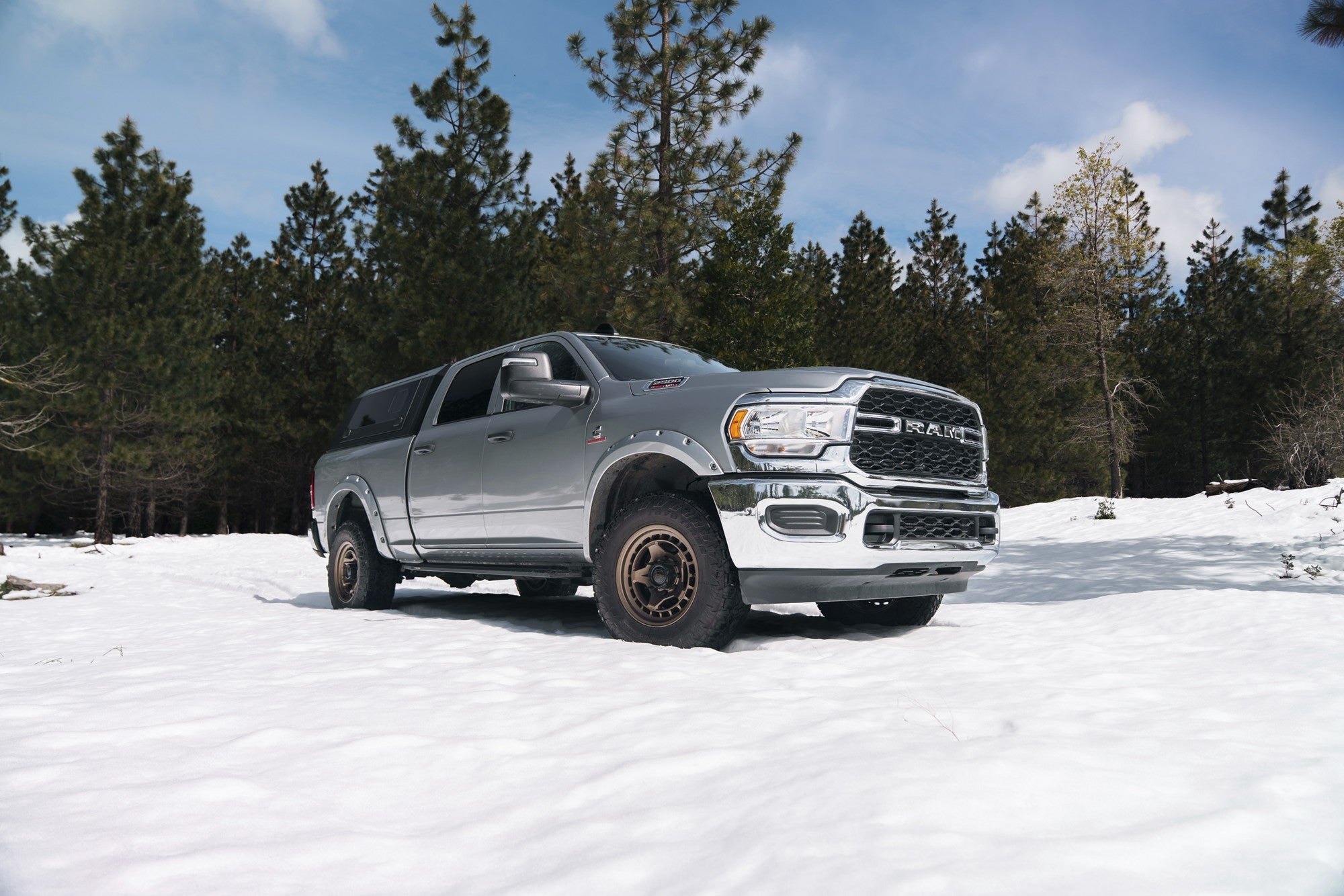 2024 Ram 2500 with Fuel Off-Road Core wheels in Matte Bronze