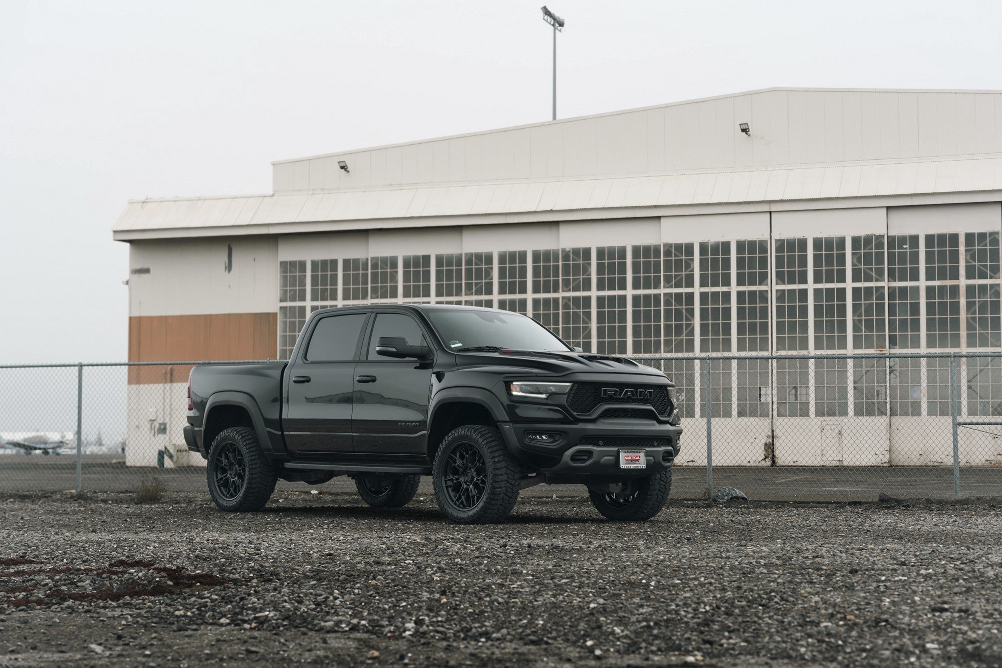 2024 Ram 1500 TRX with Fuel Off-Road Hive wheels in Matte Black w/ Gloss Black Lip