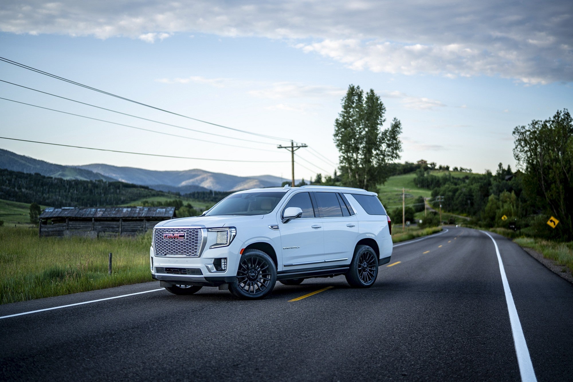 2024 GMC Yukon Denali with Fuel Off-Road Blade wheels in Matte Black
