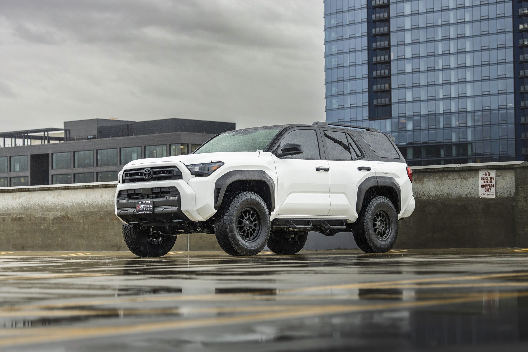 2025 Toyota 4runner with Fuel Off-Road Spur wheels in Matte Black