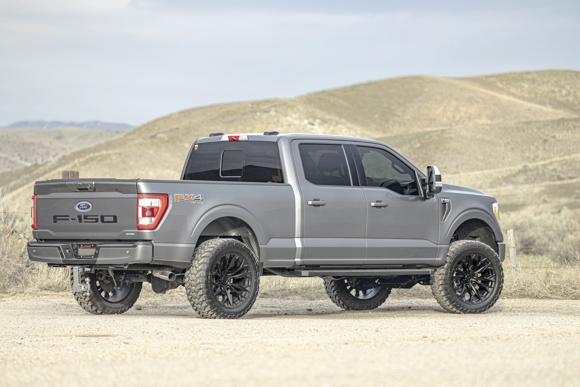 2021 Ford F150 with Fuel Off-Road Flame wheels in Blackout
