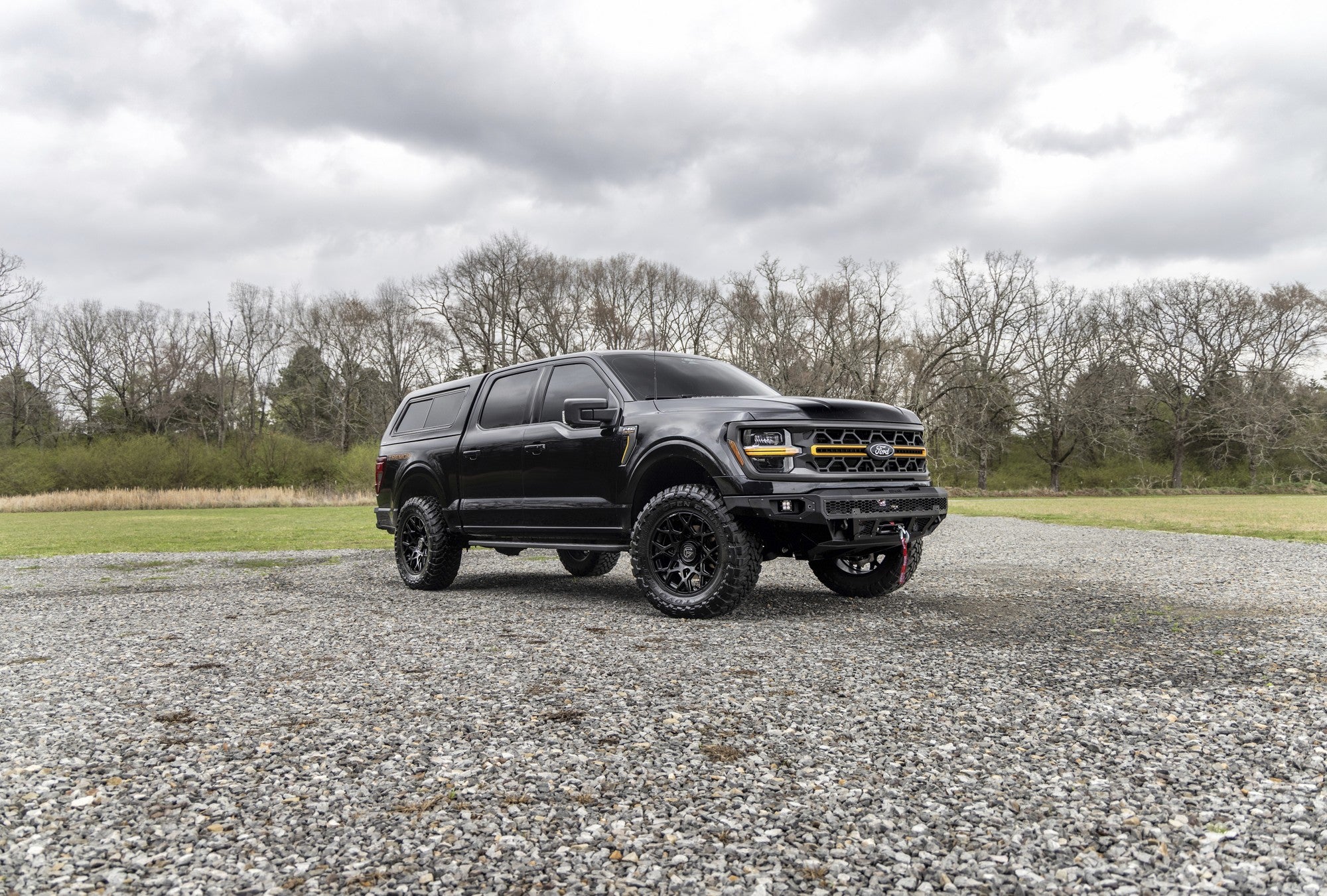 2025 Ford F150 Tremor with Fuel Off-Road Heist wheels in Gloss Black