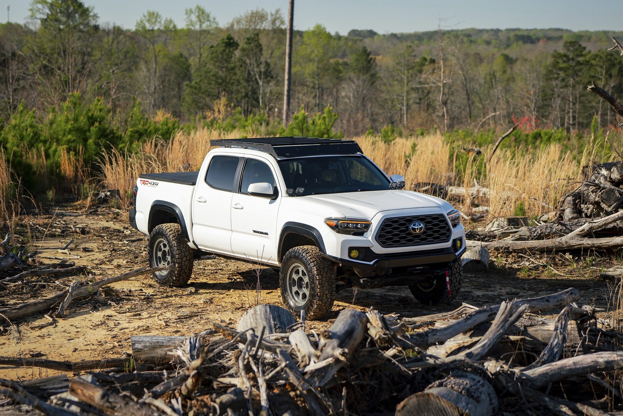 2020 Toyota Tacoma with Fuel Off-Road Hype wheels in Battleship Gray