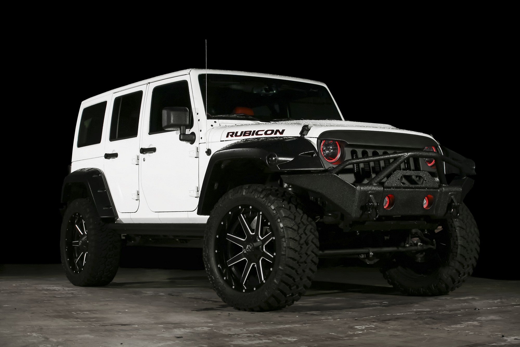 2015 Jeep Wrangler with Fuel Off-Road Maverick wheels in Gloss Black Milled