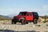 2021 Jeep Gladiator with Fuel Off-Road Rincon beadlock wheels in Candy Red