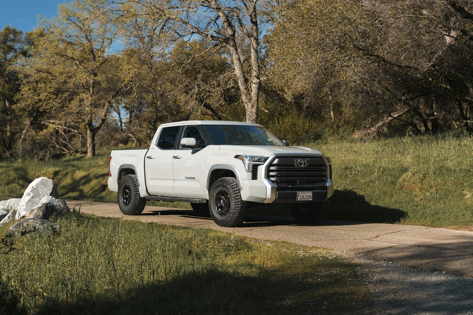 2024 Toyota Tundra with Fuel Off-Road Splicer wheels in Blackout