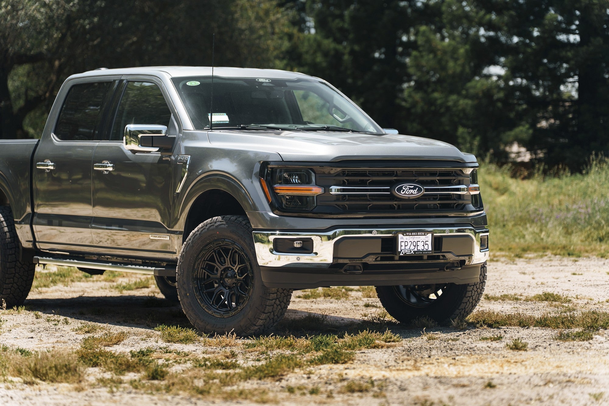 2025 Ford F150 with Fuel Off-Road Surge wheels in Gloss Black