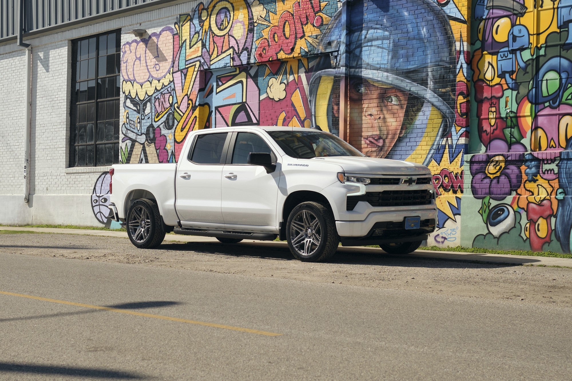 2024 Chevrolet Silverado with Fuel Off-Road Weapon wheels in Platinum