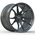 GEM Forged C8G Y-split forged monoblock wheel in gunmetal, three-quarter view