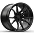 GEM Forged C8G Y-split forged monoblock wheel in satin black, three-quarter view