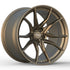 GEM Forged C8G Y-split forged monoblock wheel in satin bronze, three-quarter view