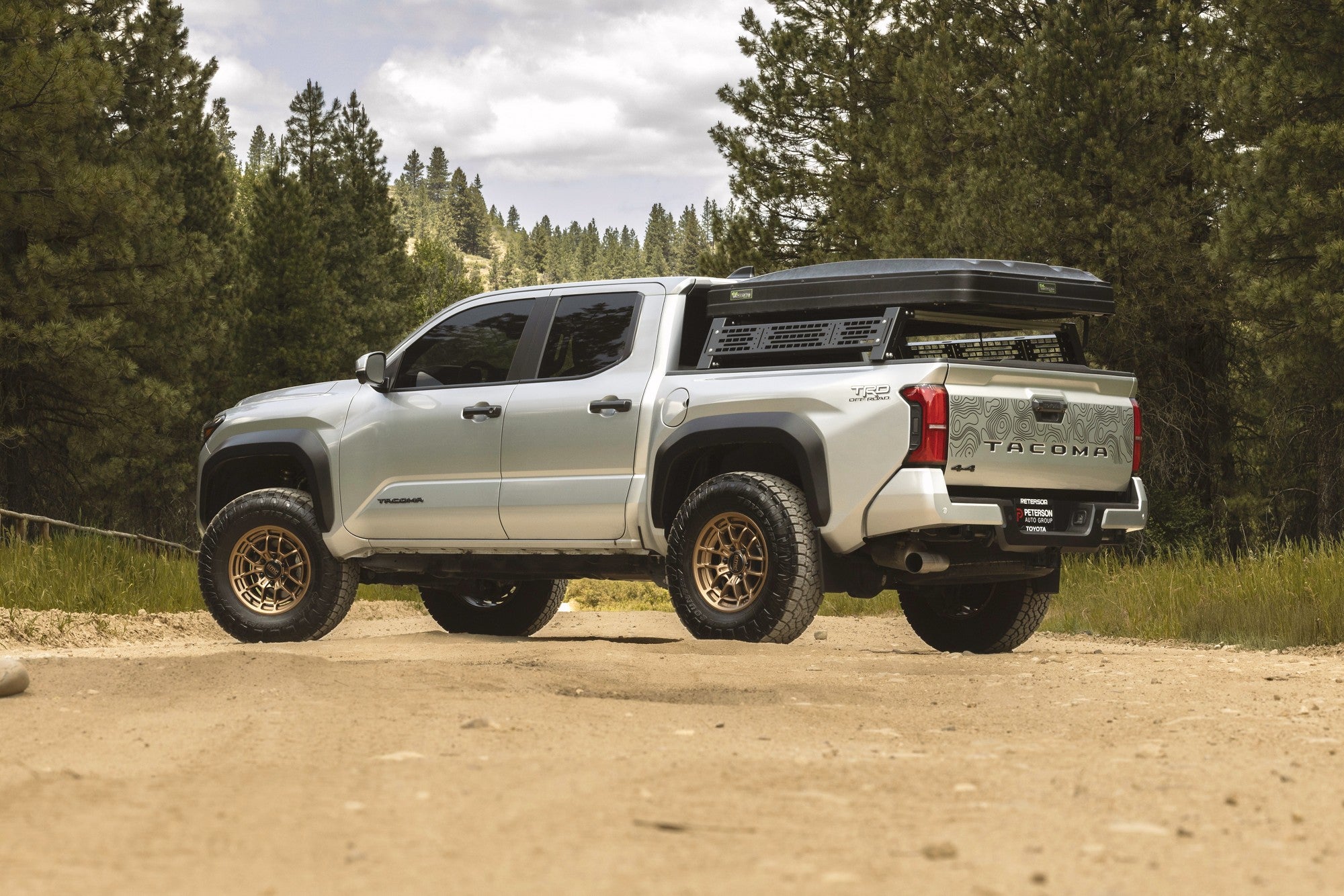 2025 Toyota Tacoma with KMC Archer wheels in Matte Bronze