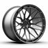 MRR F321 forged monoblock wheel in gunmetal, three-quarter view