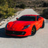 MV Forged SL-100 Spoke-Lite forged wheel, on a red Ferrari 812
