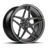 MV Forged SL-120 Spoke-Lite forged wheel, 2-piece Duo configuration in gunmetal, three-quarter view