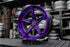 MV Forged SL-500 Spoke-Lite forged wheel, 3-piece in a purple finish