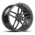 MV Forged SL-515 Spoke-Lite forged wheel, 1-piece monoblock configuration in gunmetal, three-quarter view