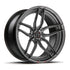 MV Forged SL-515 Spoke-Lite forged wheel, 2-piece Duo configuration in gunmetal, three-quarter view