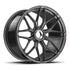 MV Forged SL-801CL Spoke-Lite forged wheel, 1-piece monoblock configuration in gunmetal, three-quarter view
