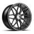 MV Forged SL-801CL Spoke-Lite forged wheel, 2-piece Duo configuration in gunmetal, three-quarter view